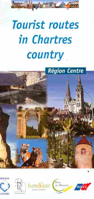 Буклет Tourist routes in Chartres country, 55-1860, Баград.рф